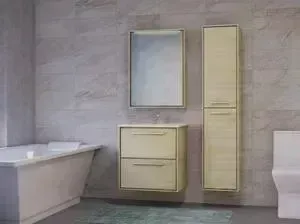 Мебель для ванной Raval Frame 60 подвесная, дуб сонома