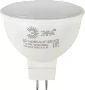 Лампа светодиодная ЭРА ECO MR16-5W-840-GU5.3 Б0019061