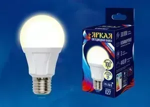 Светодиодная лампа UNIEL LED-A60 12W/WW/E27/FR PLP01WH