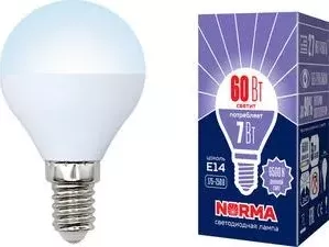 Светодиодная лампа VOLPE LED-G45-7W/DW/E14/FR/NR
