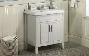 Тумба с раковиной Comforty с Палермо 80 белый глянец (00004139245)