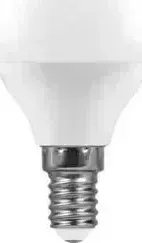 Лампа светодиодная FERON LB-750 25948 E14 11W 6400K Шар Матовая