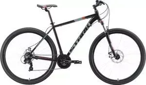 Велосипед STARK 19 Hunter 29.2 D чёрный/серый/красный 22"