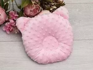 Подушка AmaroBaby анатомическая Bubble розовый
