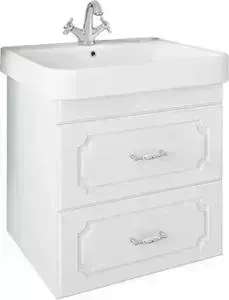 Тумба с раковиной Sanflor с Ксения 70 белый (H0000000126, 1WH302083)