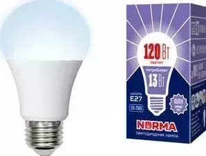 Светодиодная лампа VOLPE LED-A60-13W/DW/E27/FR/NR