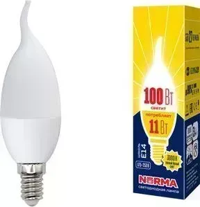 Светодиодная лампа VOLPE LED-CW37-11W/WW/E14/FR/NR