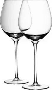 Набор из 4 бокалов LSA International 4 для красного вина с подставками 750 мл Wine (G1376-00-301)