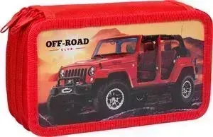 Пенал Спейс 3 отделения Off-road club, ламинация