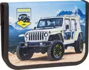 Пенал Спейс 1 отделение Jeep, дополнительная откидная секция, ткань