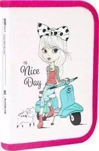 Пенал Спейс 1 отделение Nice day, ламинация