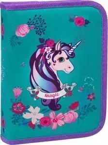 Пенал BERLINGO 1 отделение Unicorn, полиэстер