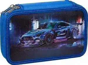Пенал Спейс 3 отделения Street racing, ламинированный картон
