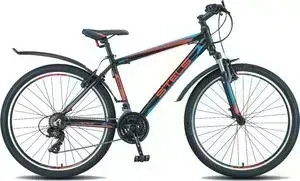 Велосипед STELS Navigator-620 V 26" V010 17" Черный/красный/синий
