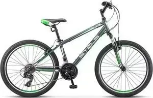 Велосипед STELS Navigator 400 V 24" V031 (2018) 14" Серый/зеленый/белый