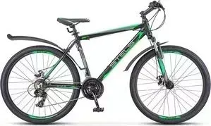 Велосипед STELS Navigator 620 MD 26" V010 (2018) 17" Черный/зеленый/антрацит