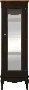 Шкаф Etagerca Leontina ST9319ETG/BLK стекло/1 ств низкий