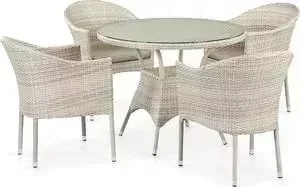 Комплект Afina garden плетеной мебели из искусственного ротанга T190A/Y350A-W85-D90 latte 4Pcs