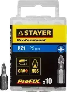 Бит STAYER PZ № 1, L-25 мм 10шт (26221-1-25-10_z01)