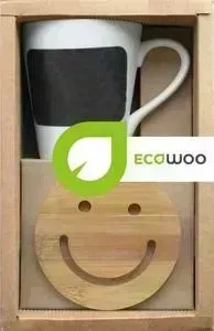 Набор кружка с доской д/записей+подставка Ecowoo (2012233U)