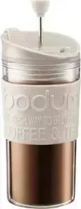 Термокружка Bodum с прессом 0.35 л Travel белая (11102-913)