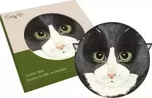 Подставка керамическая Easy Life (R2S) Кошки чёрная (R2S1551_MEOW_1-AL)
