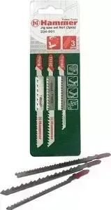 Пилки для лобзика HAMMER 204-901 JG WD-PL 3шт