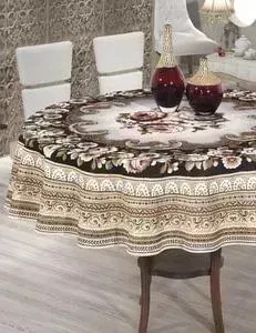 Скатерть Do and Co гобелен жаккард пано Buket Lux 160q (8631)