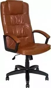 Кресло офисное Алвест AV 133 PL (681 H) MK экокожа 220 коньяк