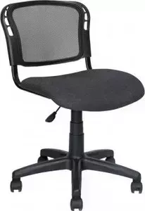 Кресло офисное Алвест AV 221 PL ткань 417 серая/сетка 470 черная