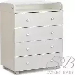 Комод SWEET BABY Domenica Bianco (Белый) (378186)