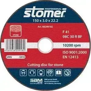 Диск отрезной STOMER 150х22.2х3.0мм (CS-150)