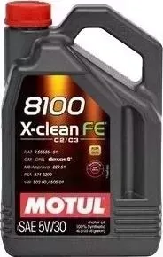 Масло MOTUL Моторное 8100 X-Clean FE 5w-30 4 л