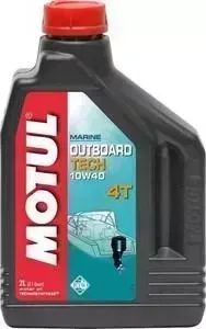 Масло MOTUL Моторное Outboard Tech 4T 10W-40 2 л