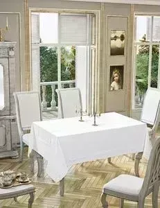 Скатерть Tabe Joie бамбук 160x220 (8671 белый)