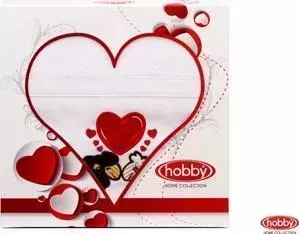 Полотенце Hobby home collection Love 50x90 см белый (1501000503)