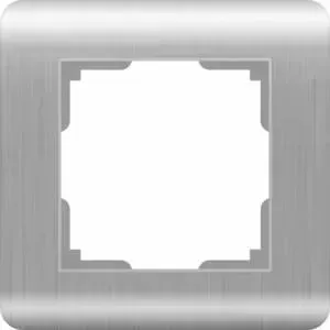 Рамка Werkel Stream серебряный WL12-Frame-01