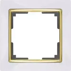 Рамка Werkel Snabb белый/золото WL03-Frame-01-white/GD
