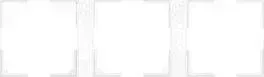 Рамка Werkel Flock белая WL05-Frame-03-white