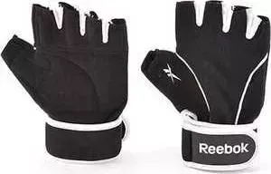 Перчатки Reebok для фитнеса (серый/белый) [RAEL-11134BK] размер L-XL