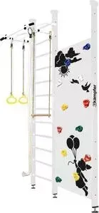Детский спортивный комплекс Kampfer Jungle Ceiling Girl №6 Жемчужный Высота 3 м белый турник
