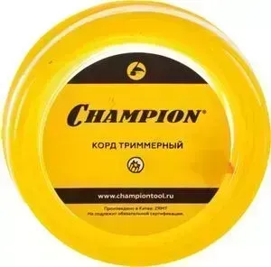 Леска триммерная CHAMPION 2.4мм 12м Star (C5025)