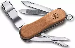 Нож Victorinox перочинный Nail Clip Wood 580 0.6461.63 (65мм, 6 функций, деревянная рукоять)