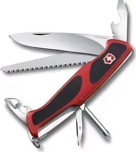 Нож Victorinox перочинный RangerGrip 56 0.9663.C (130мм 12 функций, красно-чёрный)