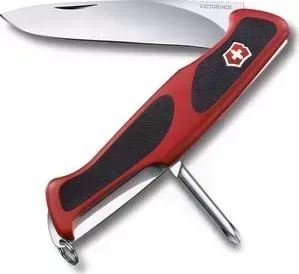 Нож Victorinox перочинный RangerGrip 53 0.9623.C (130мм 5 функций, красно-чёрный)