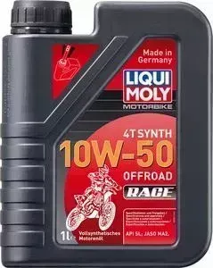 Масло Liqui Moly Моторное Motorbike 4T Synth Offroad Race 10W-50 1 л 3051