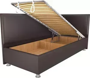 Кровать OrthoSleep Бибионе Лайт механизм и ящик Сонтекс Умбер 90х200