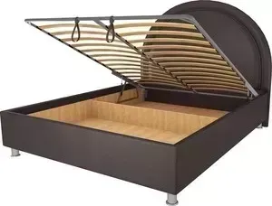 Кровать OrthoSleep Аляска шоколад механизм и ящик 160х200