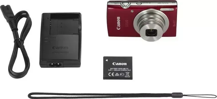 Фотоаппарат CANON IXUS 185 красный