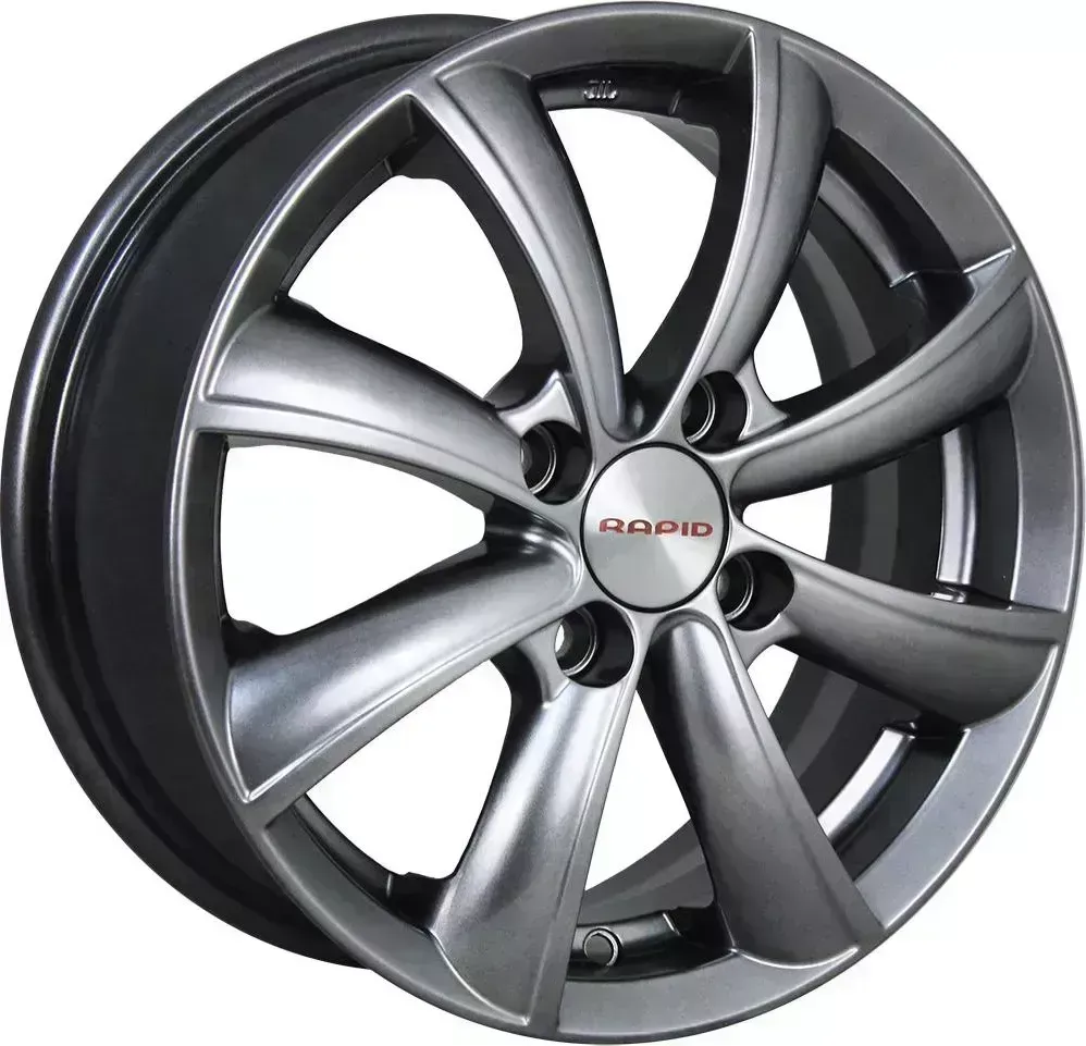 Диск автомобильный RAPID Бриз-оригинал 6X15/4X114.3 ET44 D56.6 дарк-платинум